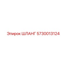 5730013124 ШЛАНГ Epiroc