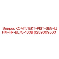 6259069500 КОМПЛЕКТ-PIST-SEG-ЦИЛ-HP-BL75-100B Epiroc