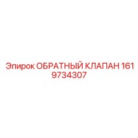 1619734307 ОБРАТНЫЙ КЛАПАН Epiroc
