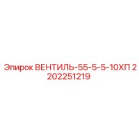 2202251219 ВЕНТИЛЬ-55-5-5-10ХП Epiroc
