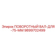 9899702499 ПОВОРОТНЫЙ ВАЛ-ДЛЯ-75-ММ Epiroc