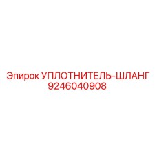 9246040908 УПЛОТНИТЕЛЬ-ШЛАНГ Эпирок