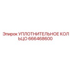 666468600 УПЛОТНИТЕЛЬНОЕ КОЛЬЦО Epiroc
