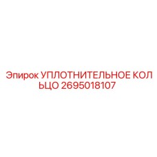 2695018107 УПЛОТНИТЕЛЬНОЕ КОЛЬЦО Epiroc