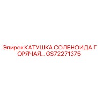 GS72271375 КАТУШКА СОЛЕНОИДА ГОРЯЧАЯ Epiroc