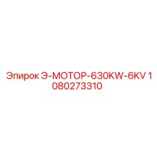 1080273310 Э-МОТОР-630KW-6KV Epiroc
