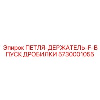 5730001055 ПЕТЛЯ-ДЕРЖАТЕЛЬ-F-ВПУСК ДРОБИЛКИ Epiroc