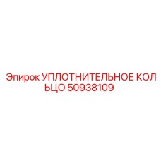 50938109 УПЛОТНИТЕЛЬНОЕ КОЛЬЦО от Epiroc