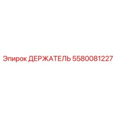 5580081227 ДЕРЖАТЕЛЬ Epiroc