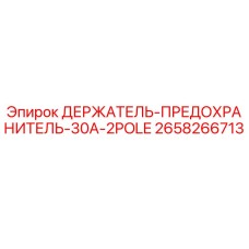 2658266713 ДЕРЖАТЕЛЬ-ПРЕДОХРАНИТЕЛЬ-30A-2POLE Epiroc