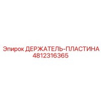 4812316365 ДЕРЖАТЕЛЬ-ПЛАСТИНА Epiroc