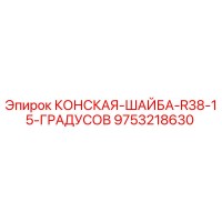 9753218630 КОНСКАЯ ШАЙБА R38 15 ГРАДУСОВ Epiroc