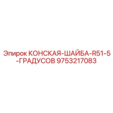 9753217083 КОНСКАЯ ШАЙБА R51 5 ГРАДУСОВ Epiroc