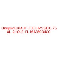 1613599400 ШЛАНГ-FLEX-M25IDX-750L-2HOLE-FL Epiroc