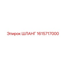 1615717000 ШЛАНГ Epiroc