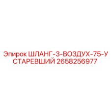 2658256977 ШЛАНГ-3-ВОЗДУХ-75-УСТАРЕВШИЙ Epiroc