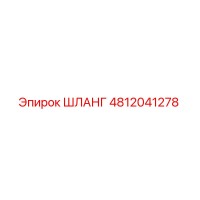 4812041278 ШЛАНГ Epiroc