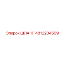 4812204599 ШЛАНГ Epiroc