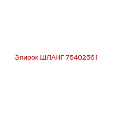 75402561 ШЛАНГ Epiroc