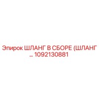 1092130881 ШЛАНГ В СБОРЕ (ШЛАНГ…) Epiroc
