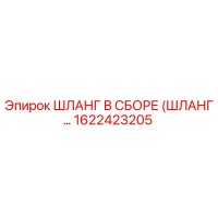1622423205 ШЛАНГ В СБОРЕ (ШЛАНГ…) Эпирок