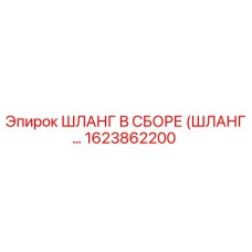 1623862200 ШЛАНГ В СБОРЕ (ШЛАНГ…) Epiroc