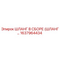1637964434 ШЛАНГ В СБОРЕ (ШЛАНГ...) Epiroc