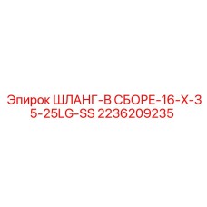 2236209235 ШЛАНГ-В СБОРЕ-16-X-35-25LG-SS Epiroc