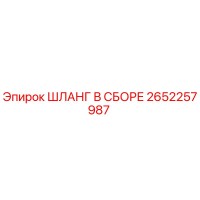 2652257987 ШЛАНГ В СБОРЕ Epiroc