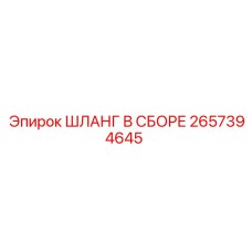 2657394645 ШЛАНГ В СБОРЕ Epiroc