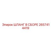 2657414419 ШЛАНГ В СБОРЕ Epiroc
