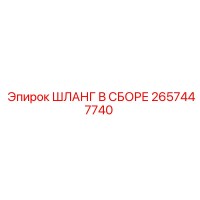 2657447740 ШЛАНГ В СБОРЕ Эпирок