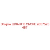 2657525487 Шланг в сборе Epiroc
