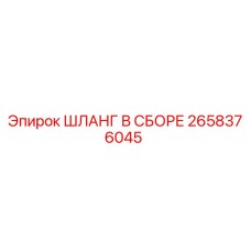 2658376045 ШЛАНГ В СБОРЕ Epiroc