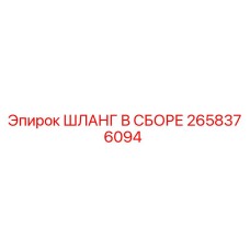 2658376094 ШЛАНГ В СБОРЕ Epiroc