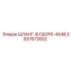 2657672602 ШЛАНГ-В СБОРЕ-4X48 Epiroc