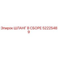 52225489 ШЛАНГ В СБОРЕ Epiroc