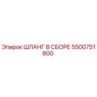 5500751800 ШЛАНГ В СБОРЕ Эпирок