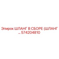 574204810 ШЛАНГ В СБОРЕ Epiroc