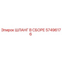 57496176 ШЛАНГ В СБОРЕ Эпирок