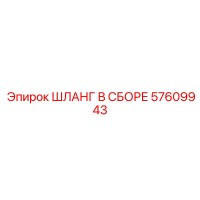 57609943 ШЛАНГ В СБОРЕ Epiroc