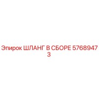 57689473 ШЛАНГ В СБОРЕ Epiroc