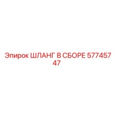 57745747 ШЛАНГ В СБОРЕ Epiroc