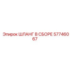 57746067 ШЛАНГ В СБОРЕ Epiroc