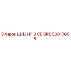 58017658 ШЛАНГ В СБОРЕ Epiroc