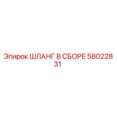 58022831 ШЛАНГ В СБОРЕ Epiroc