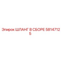 58147125 ШЛАНГ В СБОРЕ Epiroc