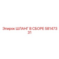 58147331 ШЛАНГ В СБОРЕ Epiroc