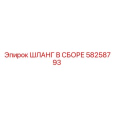 58258793 ШЛАНГ В СБОРЕ Epiroc