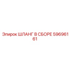 59696161 ШЛАНГ В СБОРЕ Epiroc